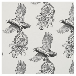 Raven med dreamcatcher tyg