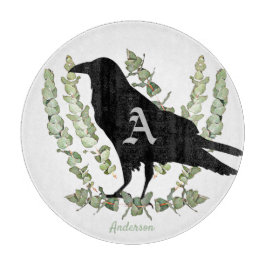 Raven Monogram Spirit Animal Eucalyptus