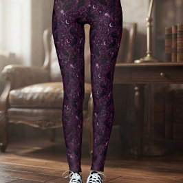 Raven Moody Celestial Plommon Leggings