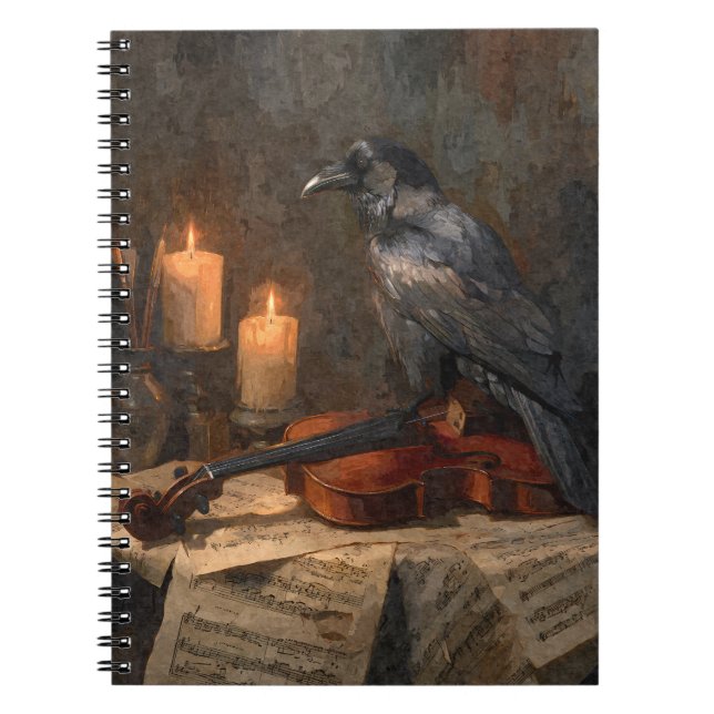 Raven Mörk Symphony bärbar dator Anteckningsbok (Framsidan)