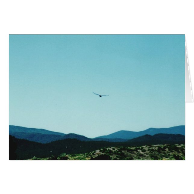 Raven Mountains-kort Hälsningskort (Framsidan Horizontal)