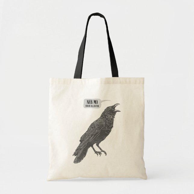 Raven: "Neb Mo." Tygkasse (Framsidan)