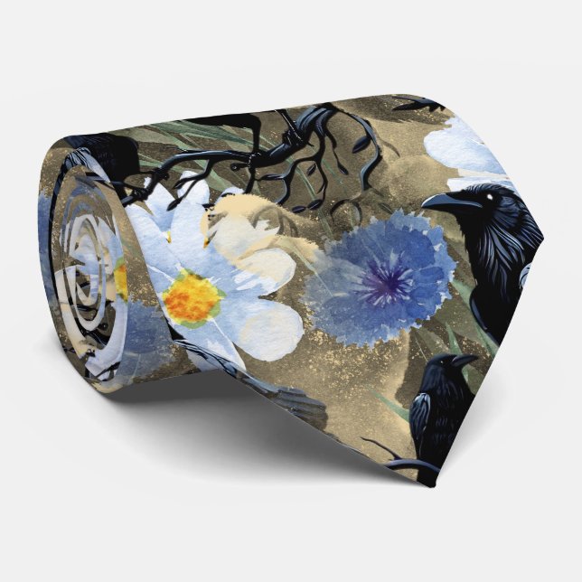 Raven Neck Tie Slips (Rullad)