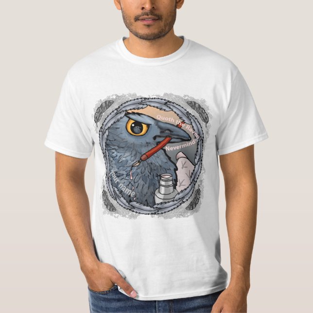 Raven Nevermind  T Shirt (Framsida)