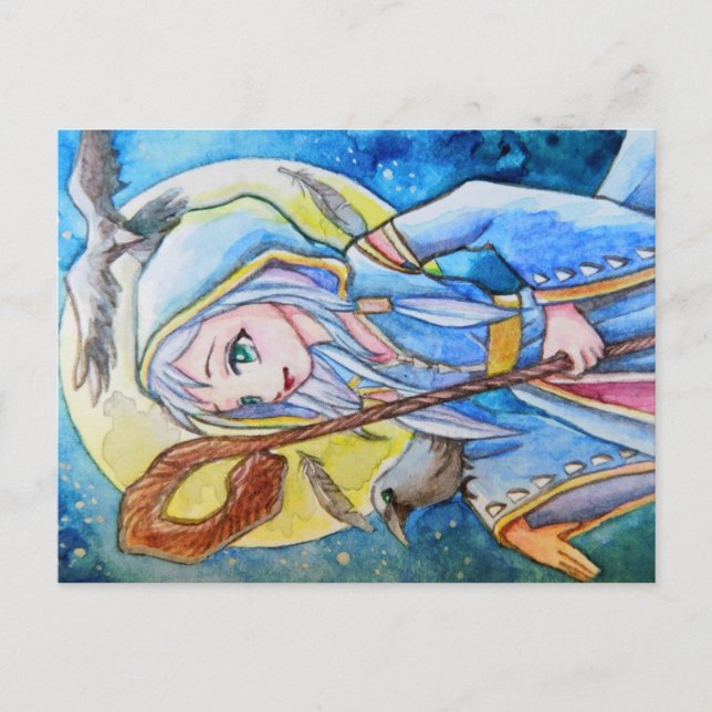 Raven och Enchanter Vykort (Framsida)