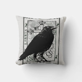 Raven och Fleur Du Lys Kor Kudde