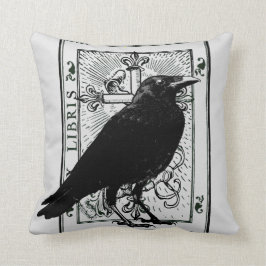 Raven och Fleur Du Lys Kor Kudde