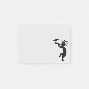 Raven och Kokopelli Post-it Notes Block