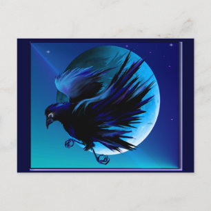 Raven och Måne_ vykort