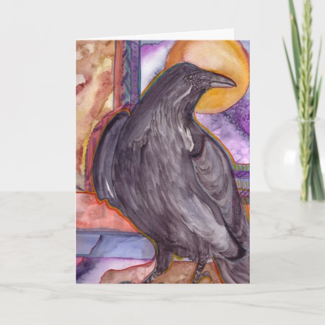 Raven och Sol Helgkort (Framsida)
