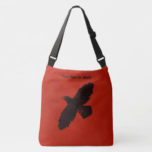 Raven On Red Axelväska