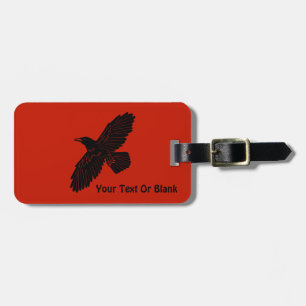Raven On Red Bagagebricka