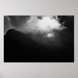 Raven ovanför bergen poster