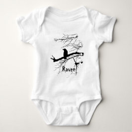 Raven på Bodykosten Träd Baby T Shirt