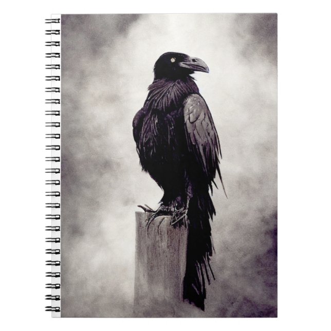 Raven på posten anteckningsbok (Framsidan)