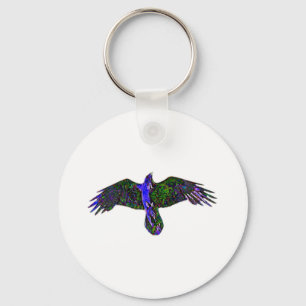 Raven Paint Nyckelring