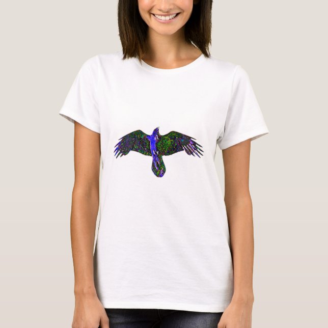 Raven Paint Tee Shirt (Framsida)