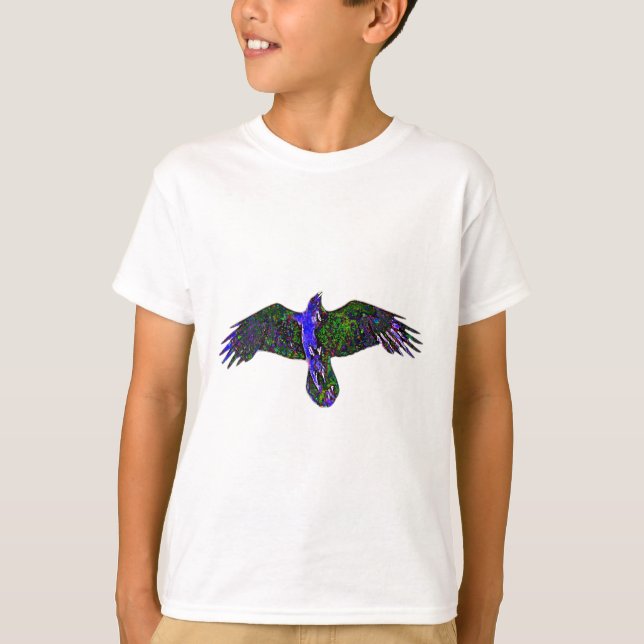 Raven Paint Tee Shirt (Framsida)