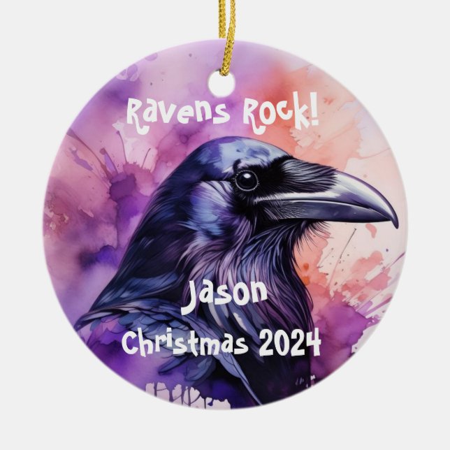 Raven Personlig Ornament (Framsidan)