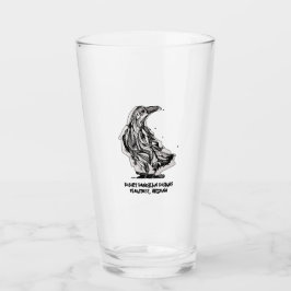 Raven Pint Glass av Desert Dandilion DeDesign Glaskopp