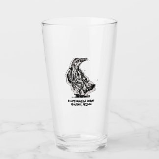 Raven Pint Glass av Desert Dandilion DeDesign Glaskopp