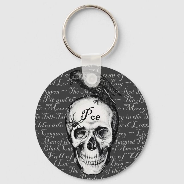 Raven Poe Keychain Nyckelring (Framsida)
