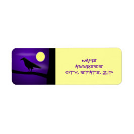 Raven - returadress etikett