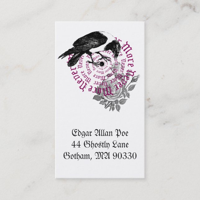 Raven & Ro-profilkort Visitkort (Framsida)