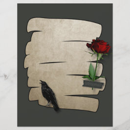 Raven Rose Pappers Gotisk Scrapbook Hantverk