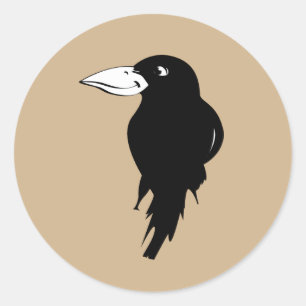 Raven Runt Klistermärke