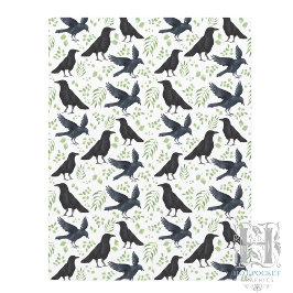 Raven Scrapbookpapper i Vitt
