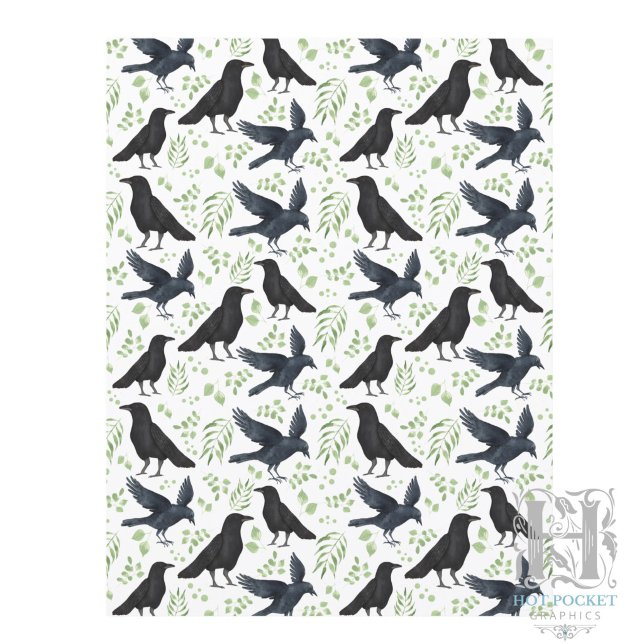 Raven Scrapbookpapper i Vitt (Skapare uppladdad)