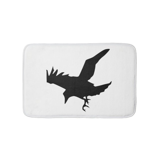 Raven Silhouette Badrumsmatta (Framsidan)