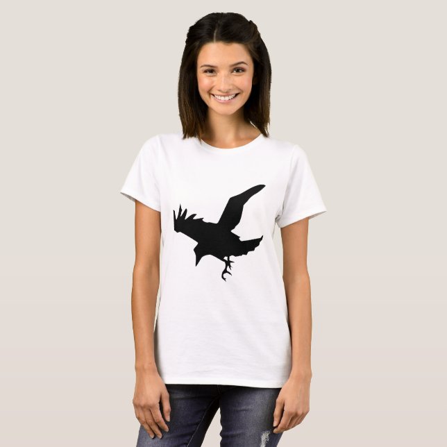 Raven Silhouette Tee (Hel framsida)