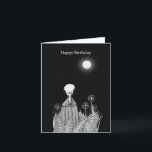 Raven Skull under Måne-taloky Goth Scary Birthday Kort<br><div class="desc">MiKa Art Zazzle-butiken har något för alla, från fånigets skämt till seriöst romantiskt påstående. Canadiana, japanska presenter, smycken, fodral för elektronisk utrustning, roligt, mugg kopp, prydnadsföremål, kort och poster... Ta lite tid och se dig om. Du kanske till och med hittar något du inte visste att du ville! Jag är...</div>