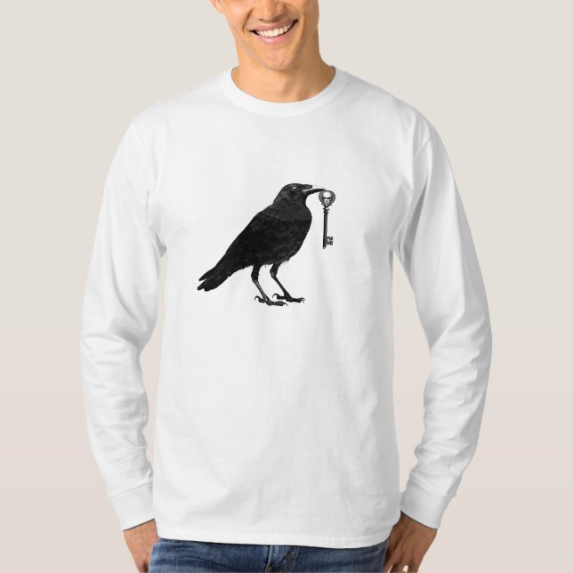 Raven Steals Skeleton Nyckel Tee (Framsida)