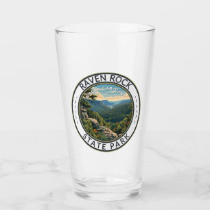 Raven Sten State Park North Carolina Travel Badge Glaskopp