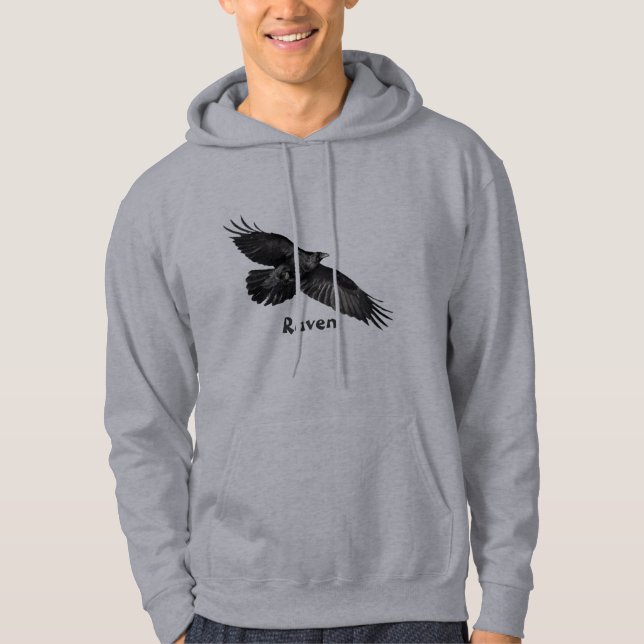 Raven T-shirts Hoodie (Framsida)