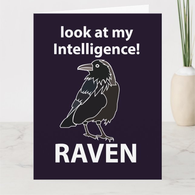 Raven, titta på min underrättelsetjänst kort (Framsida)