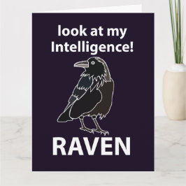 Raven, titta på min underrättelsetjänst kort