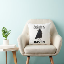 Raven, titta på min underrättelsetjänst kudde