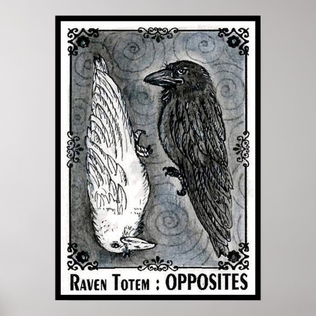 Raven Totem....Motståndare Poster (Framsidan)
