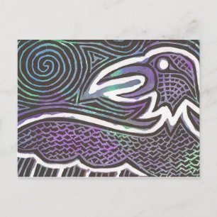 Raven Totem Vykort