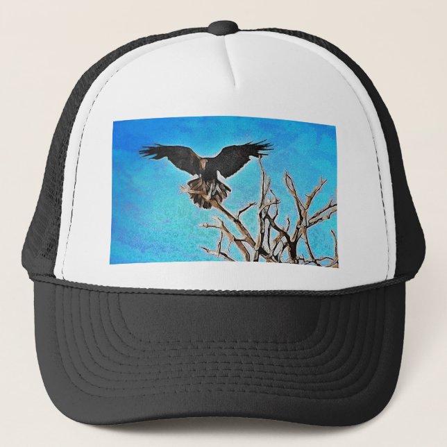 Raven träd keps (Framsida)