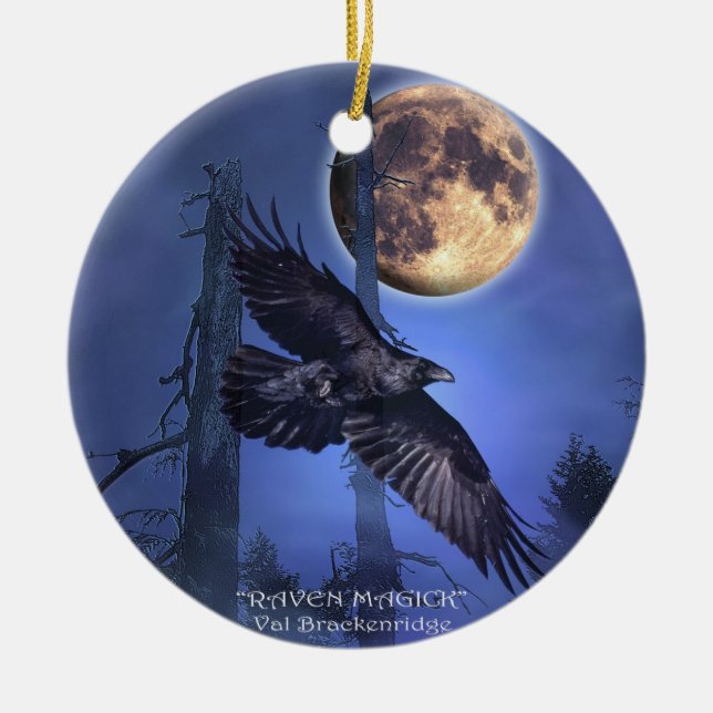 Raven Träd Ornament (Framsidan)