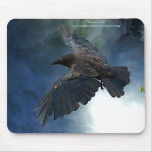 RAVEN & VATTEN FALL Nature Mousepad Musmatta