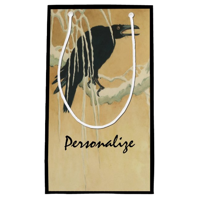 Raven vid träd gren (Framsidan)