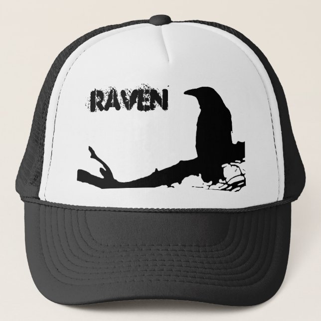 Raven vid Träd Keps (Framsida)