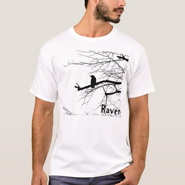 Raven vid Träd Tee (Framsida)