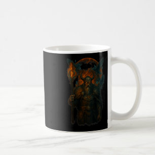 Raven Viking Halloween Design Design Norse Sorcere Kaffemugg